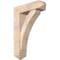 Ekena Millwork Thorton Arts and Crafts Smooth Bracket w/ Offset Brace, Douglas Fir, 7 1/2"W x 26"D x 38"H BKT0806X26X38THR03SDF - alternate 1